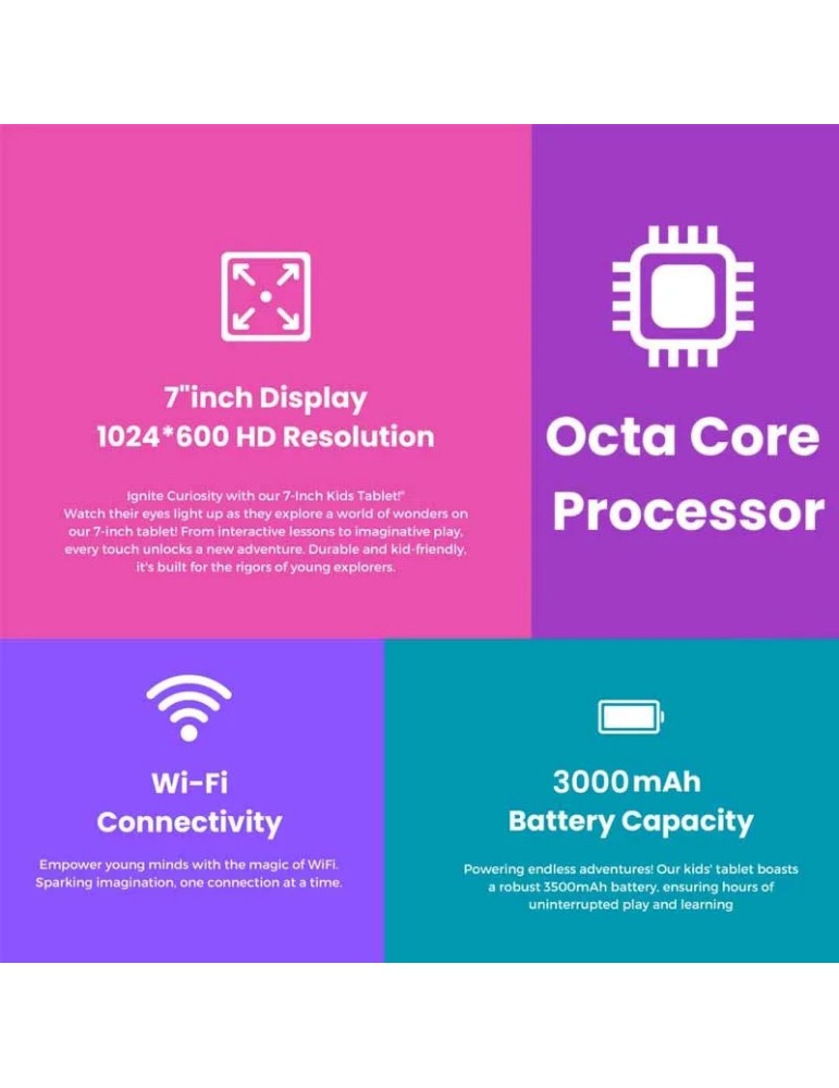 Oteeto TAB 6 carecteristique