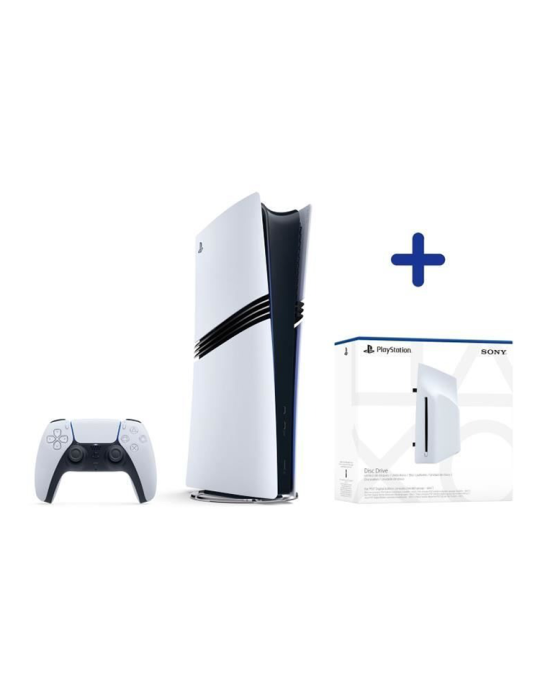 Pack PlayStation 5 Pro + Lecteur de disques en Tunisie