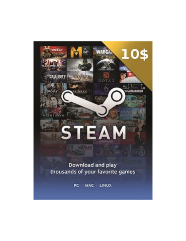 Carte Steam - 10$