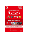 Abonnement Nintendo Switch Online + Pack additionnel - 12 Mois - FR