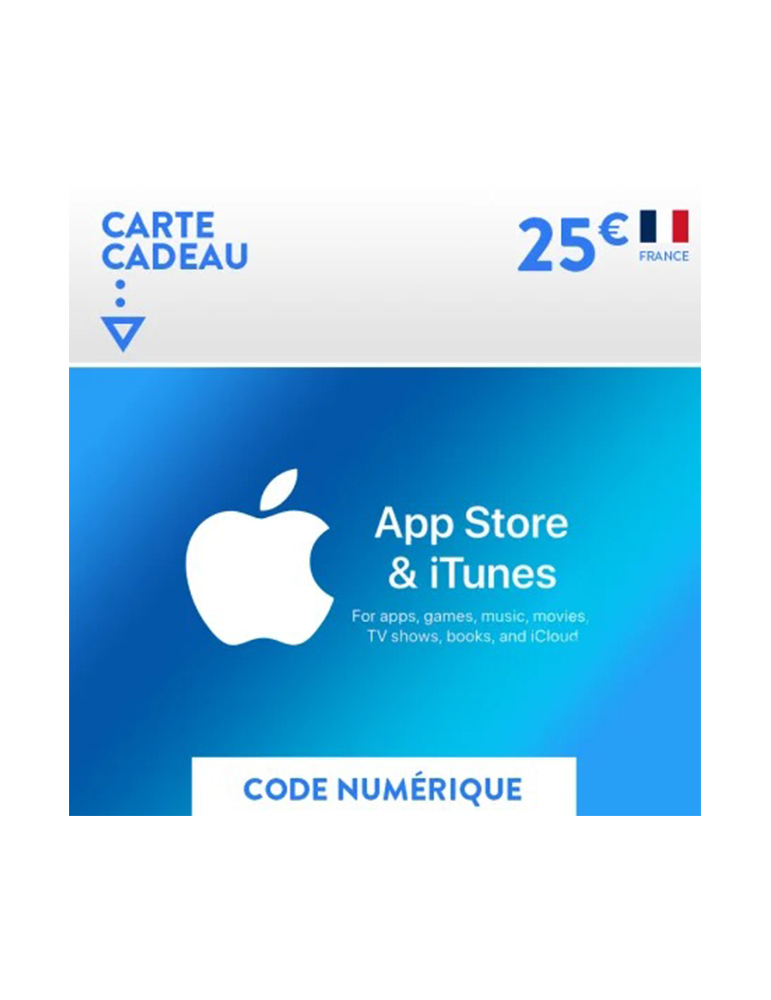 Carte iTunes - Apple - 25€ FR