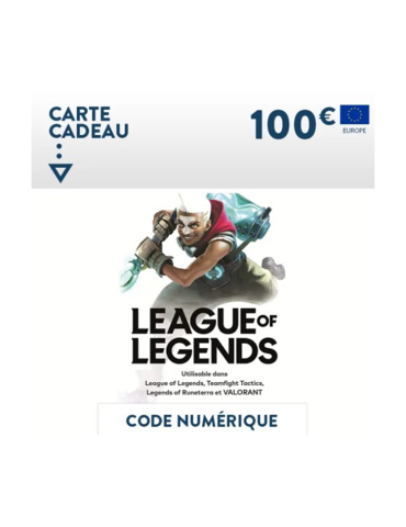 Carte League of Legends  - 100€