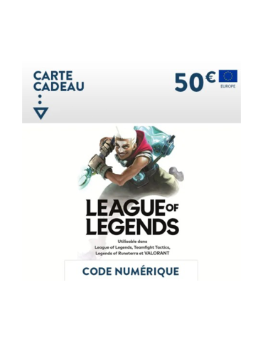 Carte League of Legends - 50€