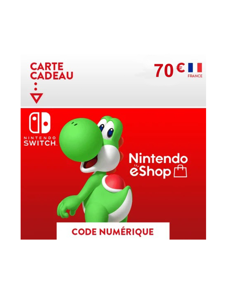 Carte Nintendo eShop - 70 €FR