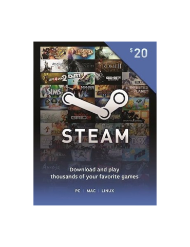 Carte Steam - 20$