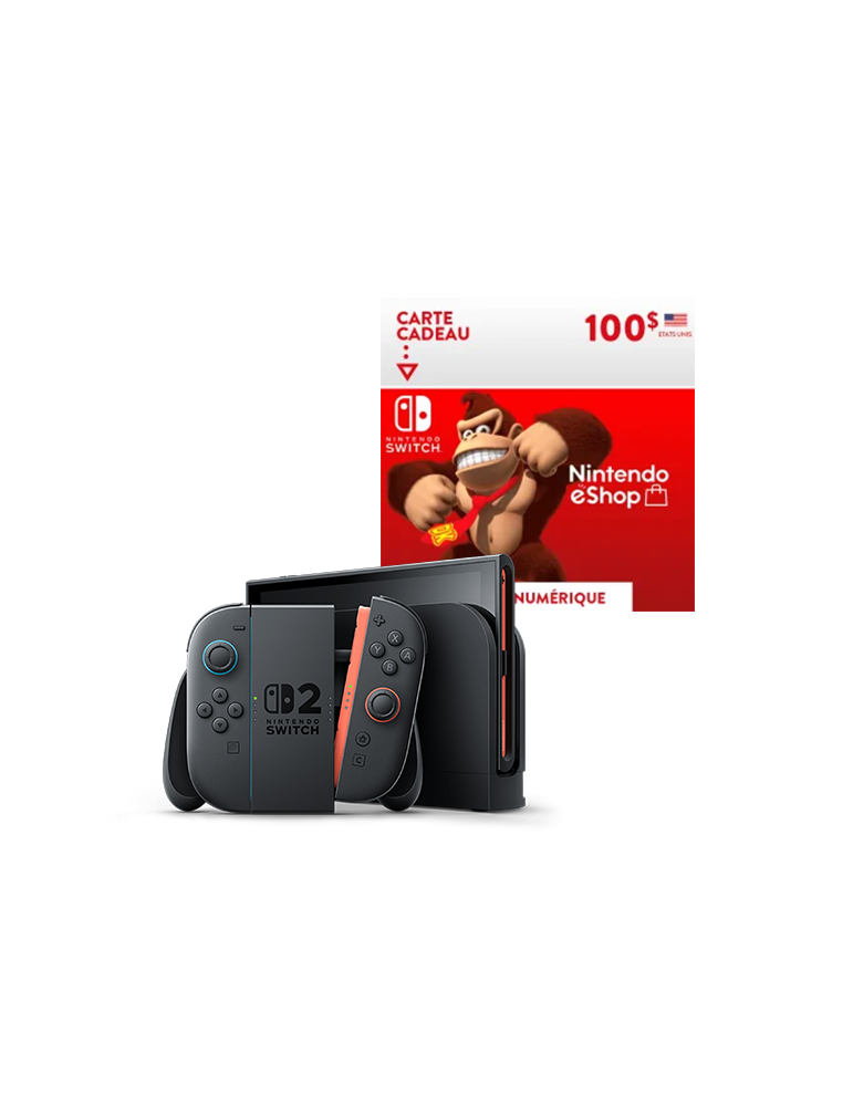 Pack Nintendo Switch 2 + 100€ eshop