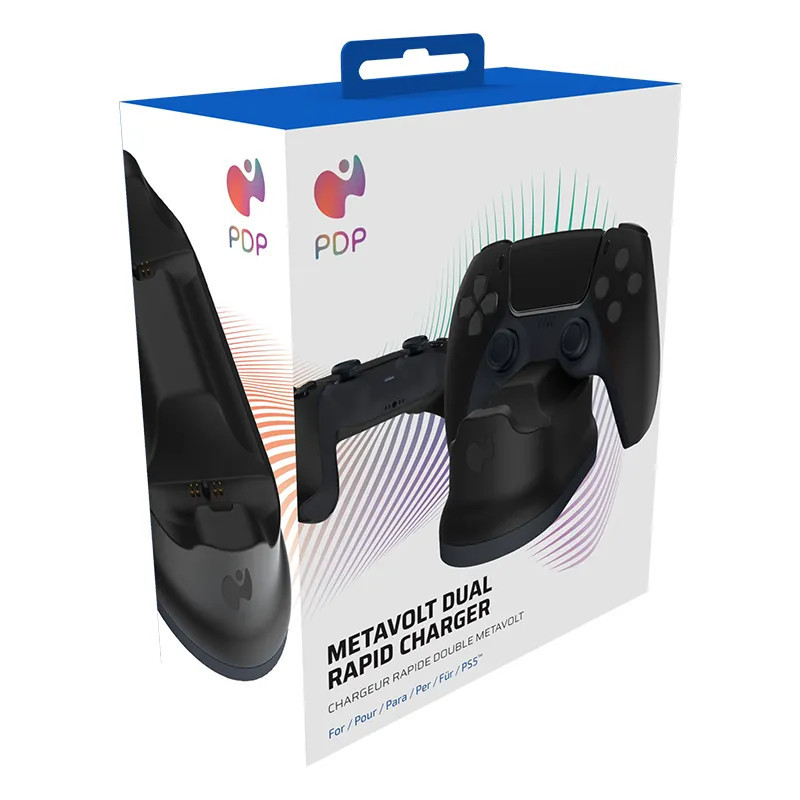 Chargeur manette PS5 PDP - Metavolt Black en tunisie