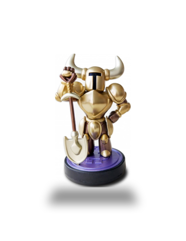 Gold Edition Shovel Knight Figurine - Amiibo