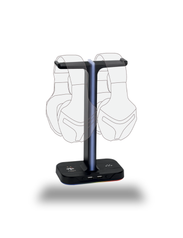 Support Casque Rétroéclairé Konix Edition FFF Noir