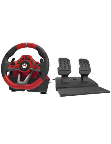 Volant HORI MARIO KART RACING WHEEL PRO DELUXE + PEDALIER - Nintendo Switch