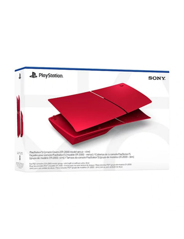 Façades (Cover) Pour Console PS5 Slim - Volcanic Red