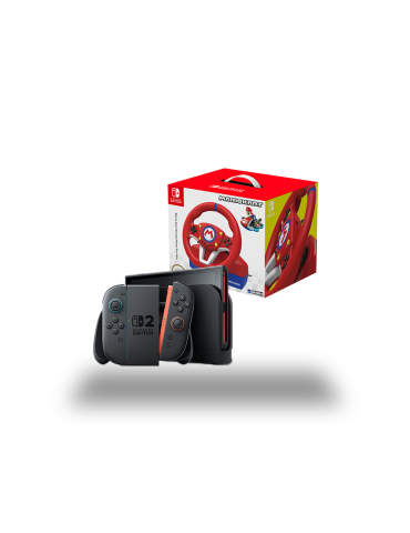 Pack: Nintendo Switch 2 + Mario Kart Racing Wheel Pro Mini