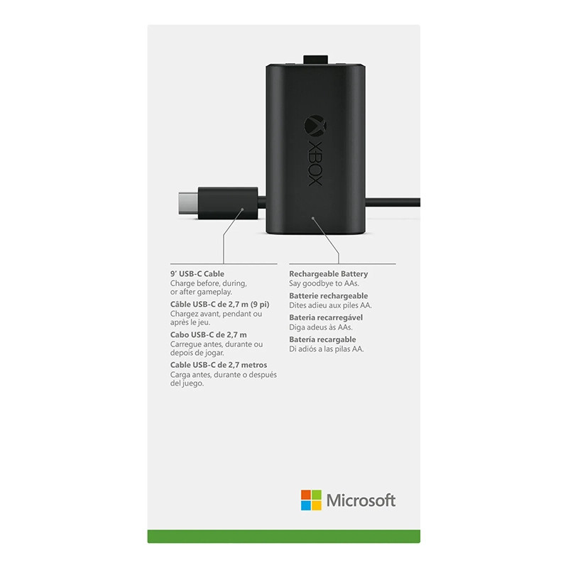 Batterie rechargeable Xbox + câble USB-C - Accessoire Xbox en tunisie