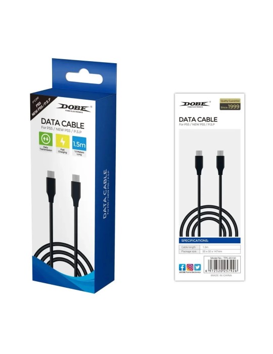 Câble Charge PS5 Type-C Dobe TP5-35102 | Prix Imbattable
