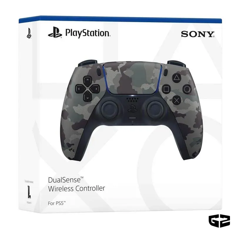 Manette PS5 Sans Fil Dualsense - Gris Camouflage