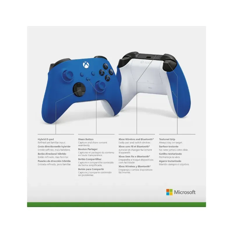 Manette Xbox Serie X|S - Shock Blue prix tunisie