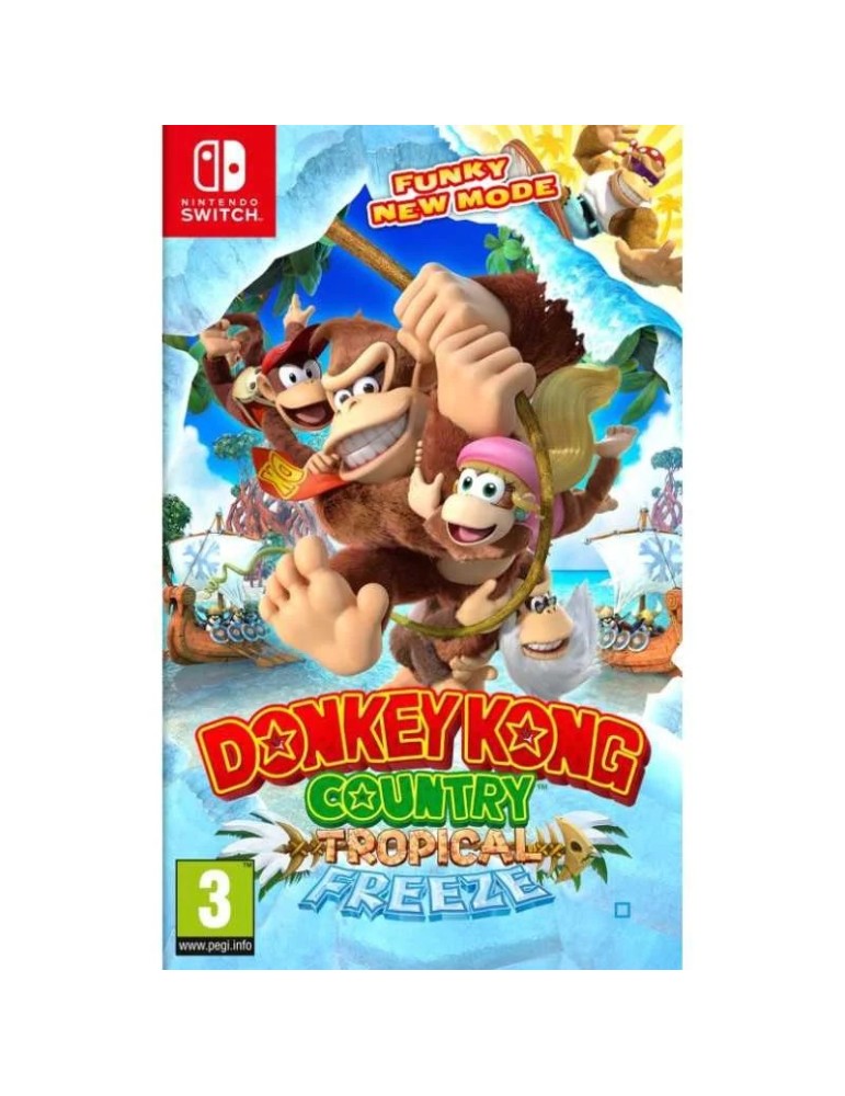 Donkey Kong Country: Tropical Freeze - Jeux Nintendo Switch en tunisie Donkey Kong Country: Tropical Freeze - Jeux Nintendo Switch en tunisie