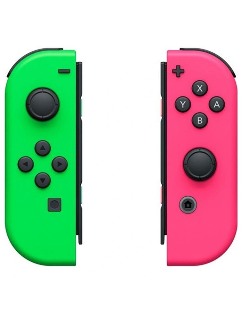 Joy Con - Paire De Manettes Nintendo vert et rose chez gamezone