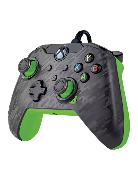 Manette xbox néon carbone