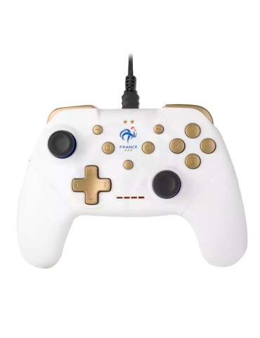 Manette filaire switch et pc blanc -konix