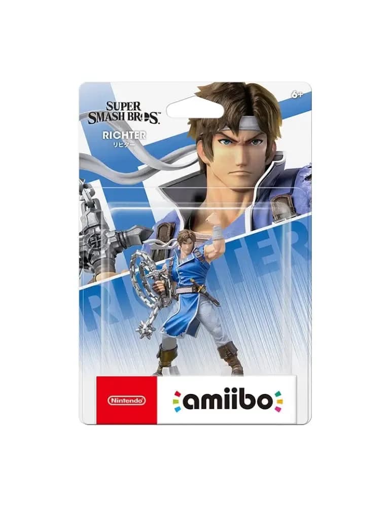 Figurine Amiibo Nintendo Richter de la série Castlevania et Super Smash Bros en PVC