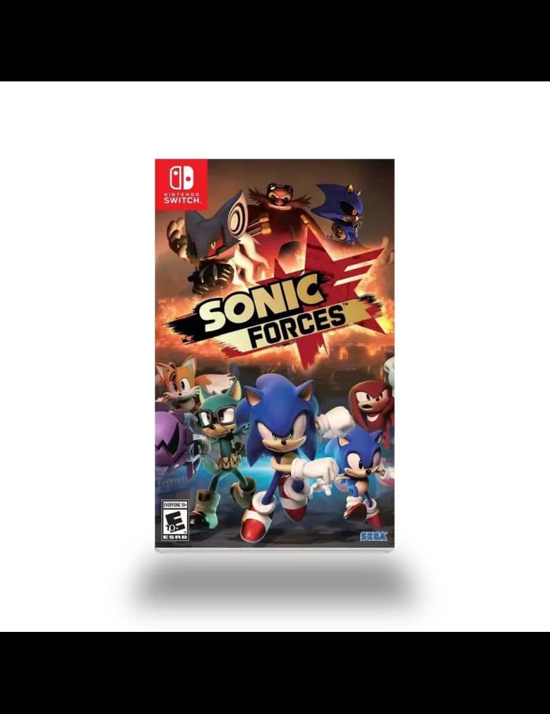 Jeu Nintendo Switch SEGA Sonic Forces, plateforme en solo, textes en français
