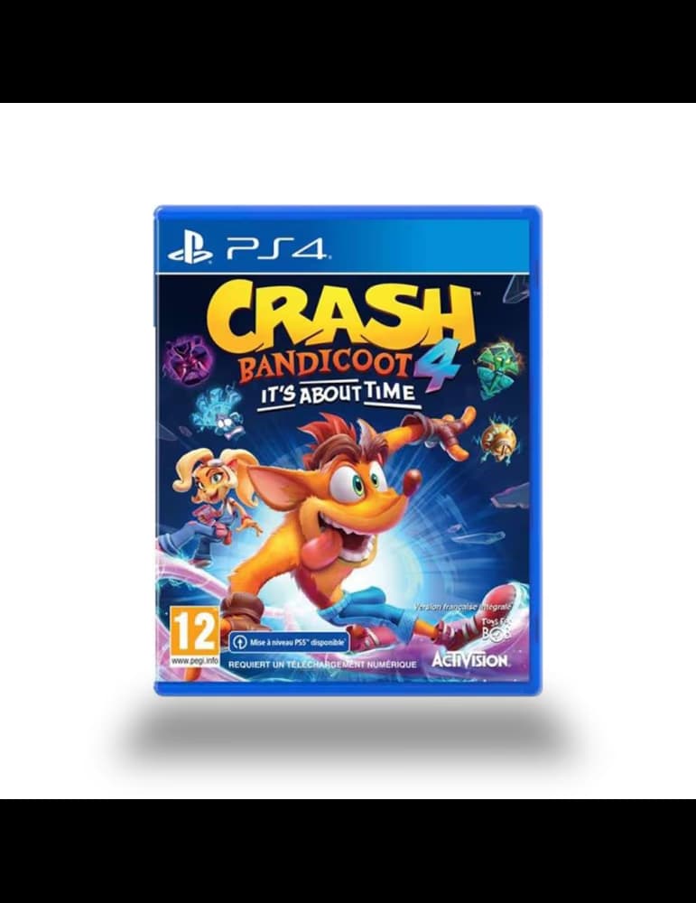 Jeu PS4 Activision Crash Bandicoot 4 It's About Time, plateforme multijoueur local