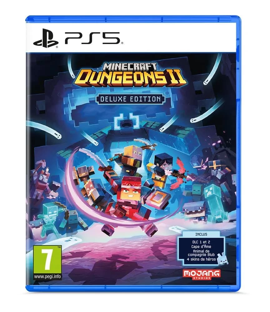 Jeu PS5 Microsoft Minecraft Dungeons 2 Deluxe Edition, PEGI 7, Action-RPG