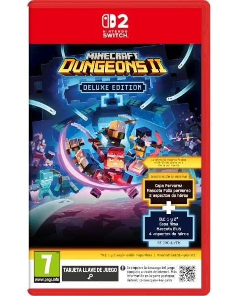 MINECRAFT DUNGEONS 2 ÉDITION DELUXE (CARTE-CLÉ DE JEU)