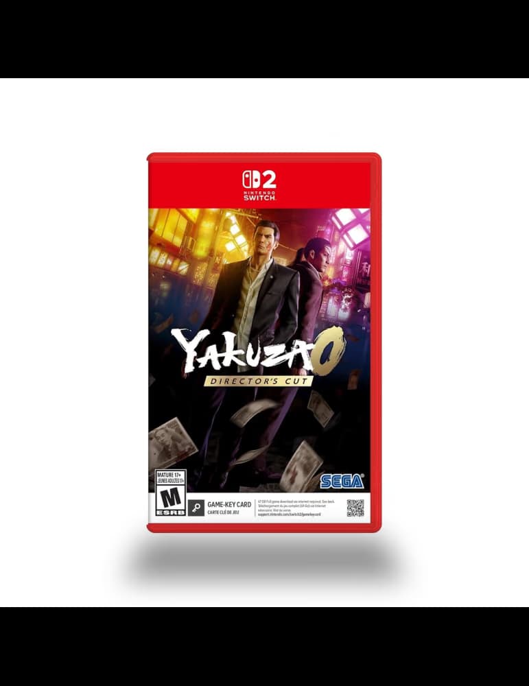 Jeu SEGA Yakuza 0 Director’s Cut sur Nintendo Switch 2, édition physique standard