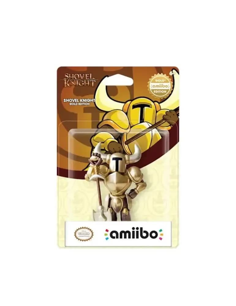 Gold Edition Shovel Knight Figurine - Amiibo