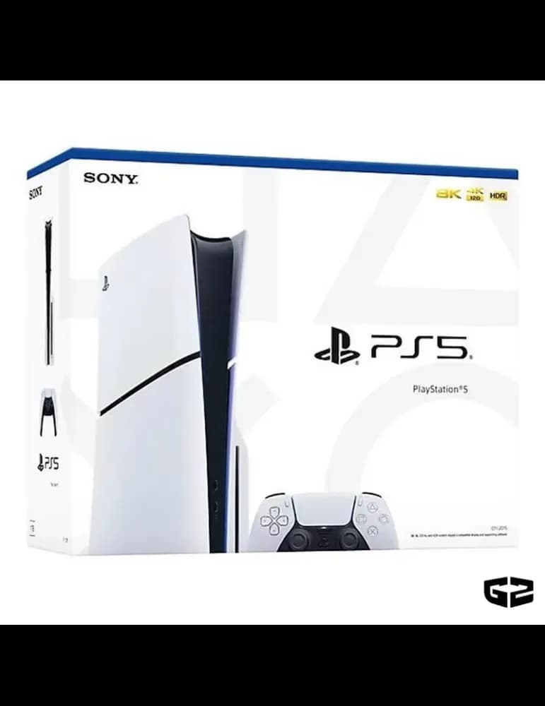 Console Sony PS5 Slim Standard 1 To blanche avec lecteur Blu-ray et manette DualSense