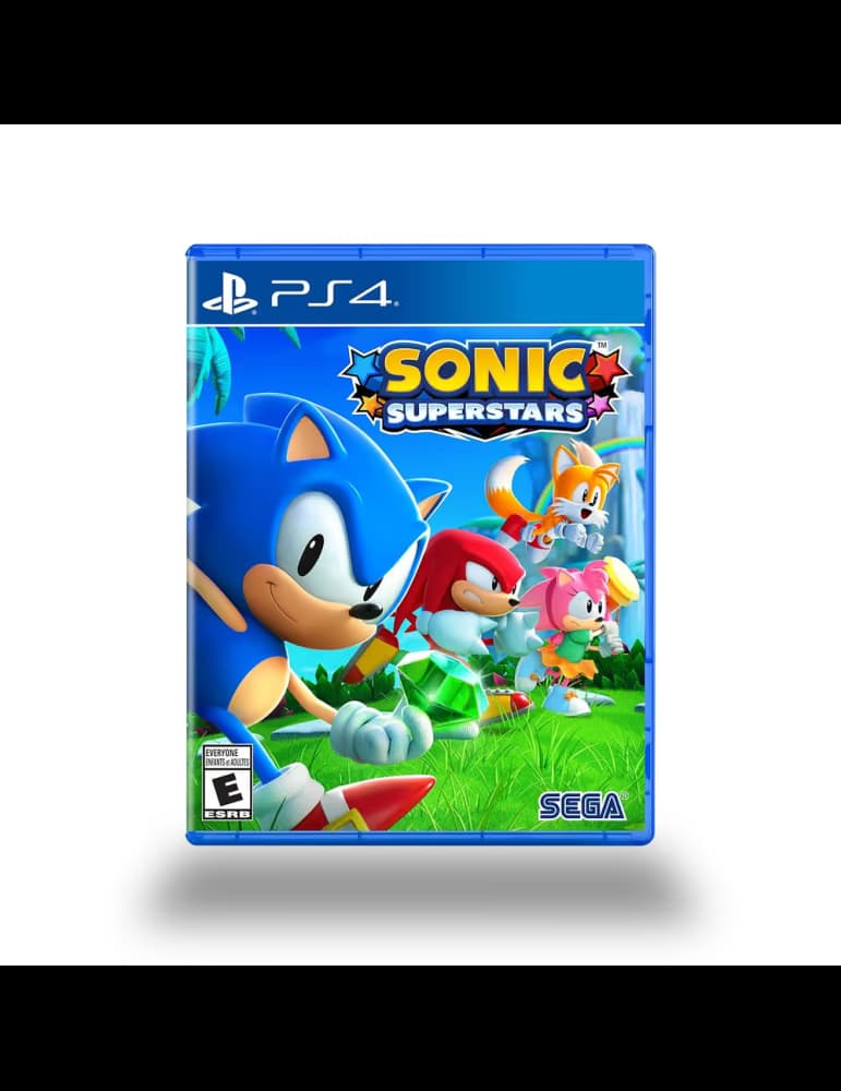 Jeu SEGA Sonic Superstars sur PS4, plateforme coopératif multijoueur local