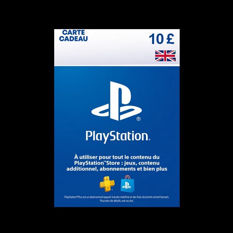 carte PSN UK £10