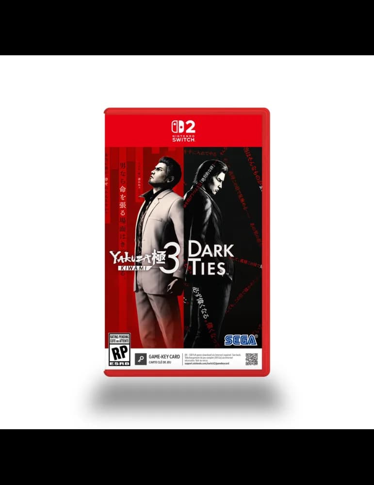 Jeu SEGA Yakuza Kiwami 3 & Dark Ties sur Nintendo Switch 2, édition standard