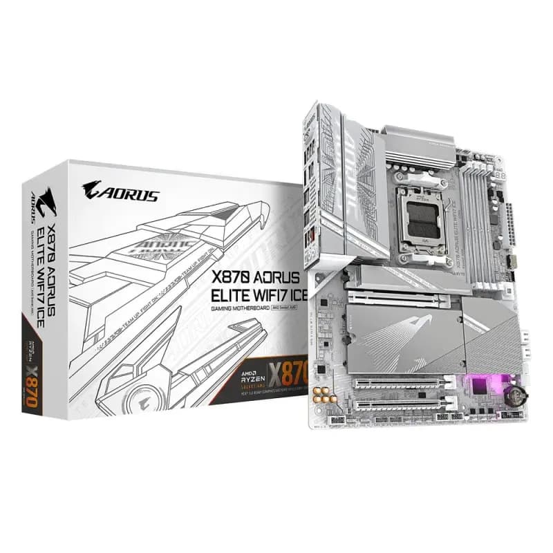 carte mére aorus x870 elite wifi7 ice