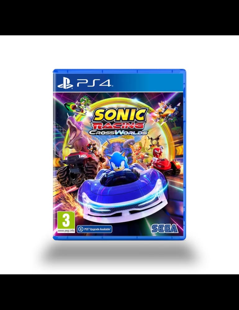 Jeu PS4 SEGA Sonic Racing CrossWorlds, course multijoueur local et en ligne