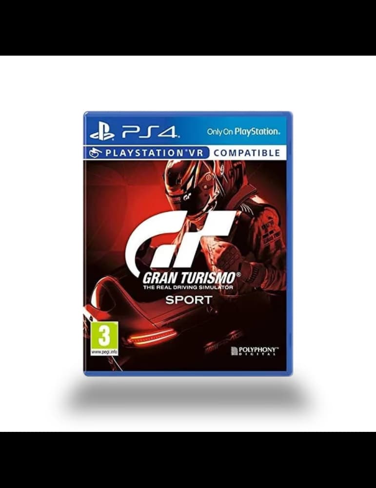 Jeu PS4 Sony Gran Turismo Sport, simulation de course, textes en français