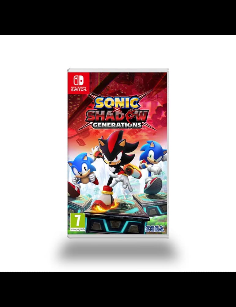 Jeu Nintendo Switch SEGA Sonic X Shadow Generations action plateforme PEGI 7