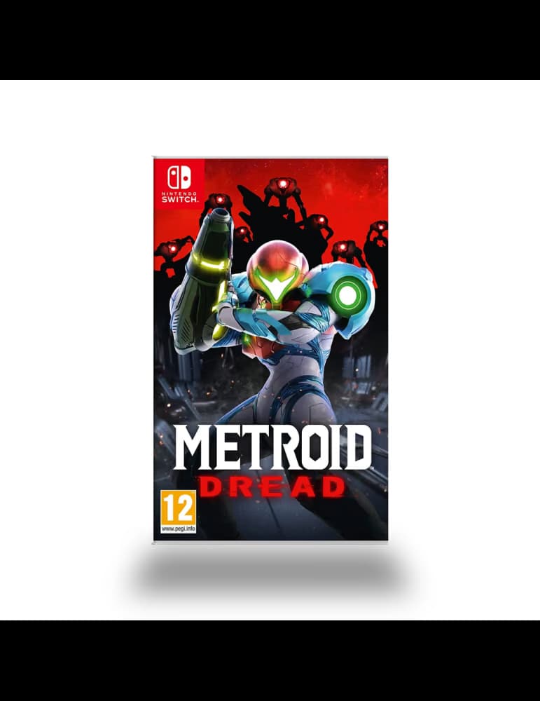 Jeu Nintendo Switch Metroid Dread, action-aventure plateforme PEGI 12, textes en français