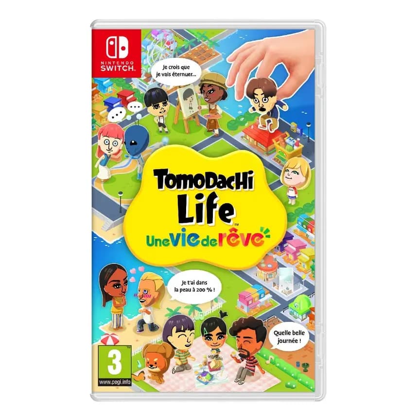 Jeu Nintendo Switch Tomodachi Life simulation de vie