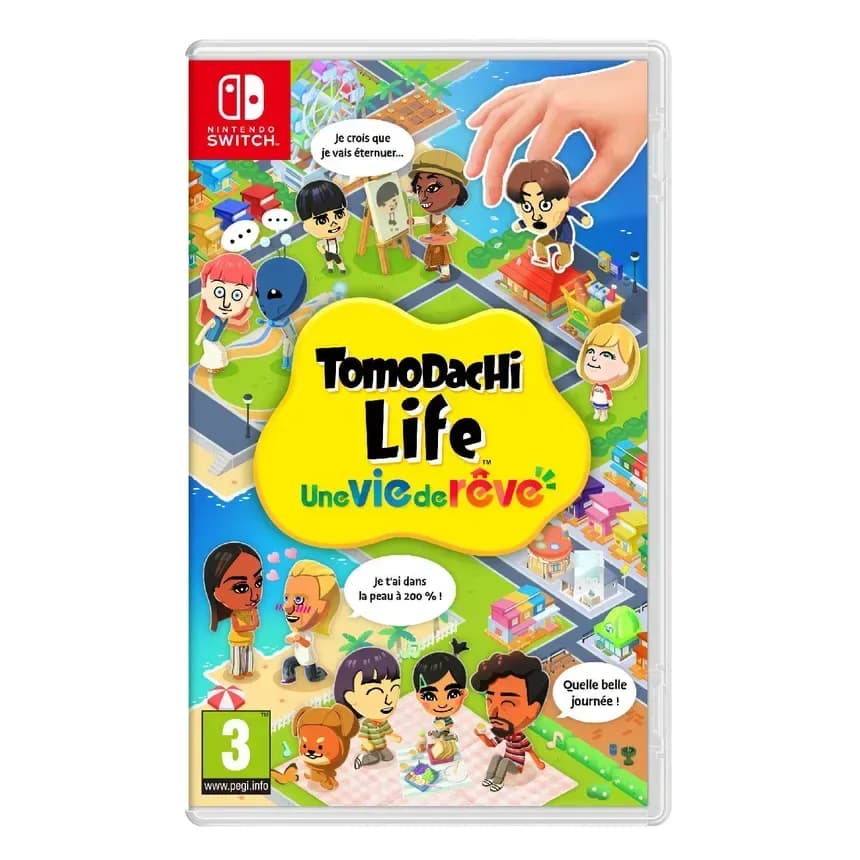 Jeu Nintendo Switch Tomodachi Life simulation de vie