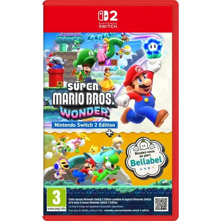 Super Mario Bros Wonder + Rendez Vous Au Parc Bellabel Nintendo Switch 2