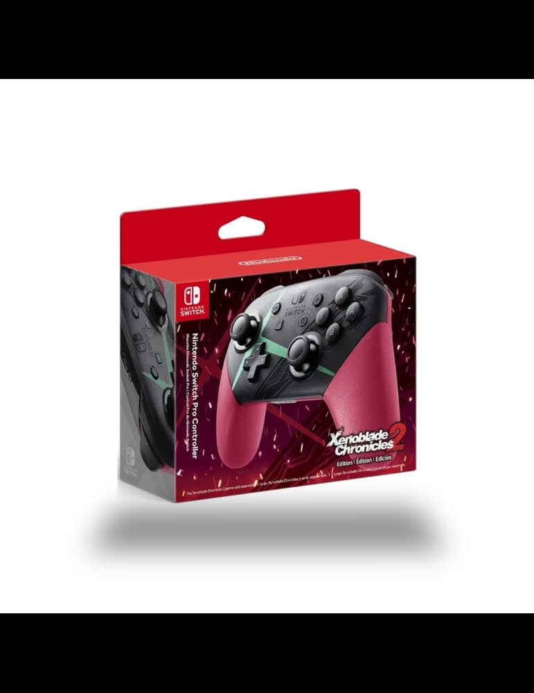 Manette Nintendo Switch Pro édition Xenoblade Chronicles 2, sans fil, rechargeable, reconditionnée
