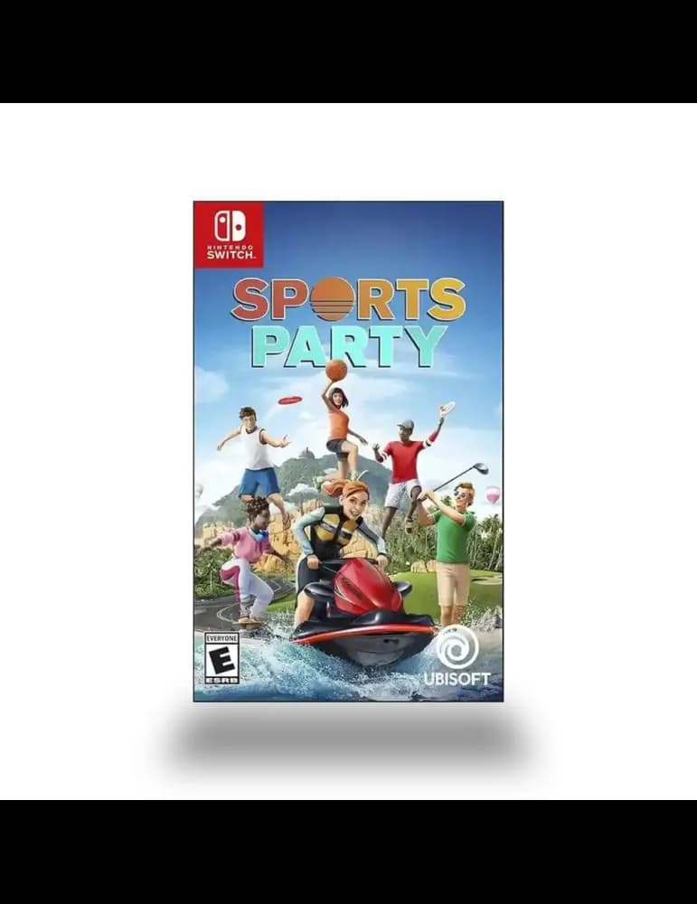 Jeu vidéo Ubisoft Sports Party sur Nintendo Switch, multijoueur local, jaquette multilingue