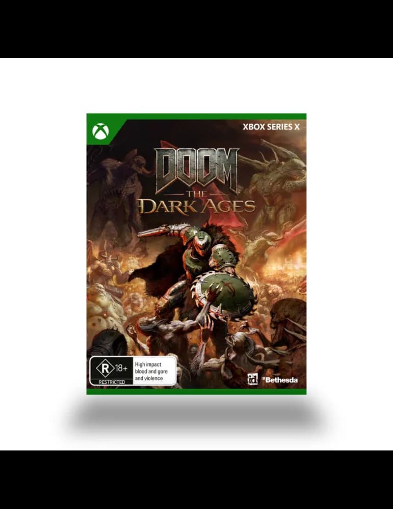 Jeu Xbox Microsoft DOOM The Dark Ages, jaquette PEGI 18
