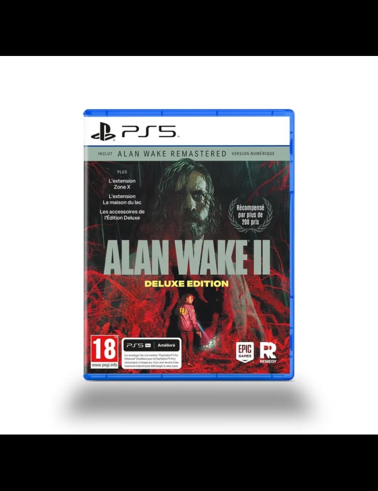 Jeu PS5 Alan Wake 2 Deluxe Edition, survival horror action-aventure solo