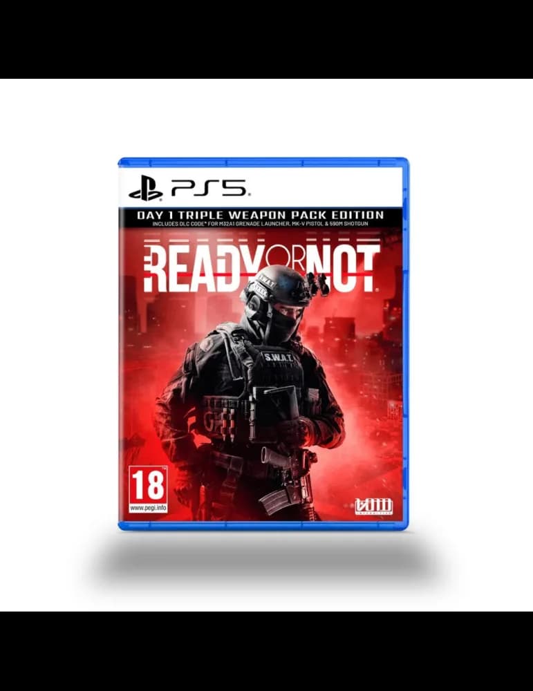 Jeu PS5 VOID Interactive Ready or Not Day One Edition, FPS tactique PEGI 18