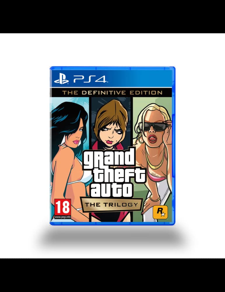 Jeu PS4 Rockstar Games GTA The Trilogy The Definitive Edition, action-aventure en solo