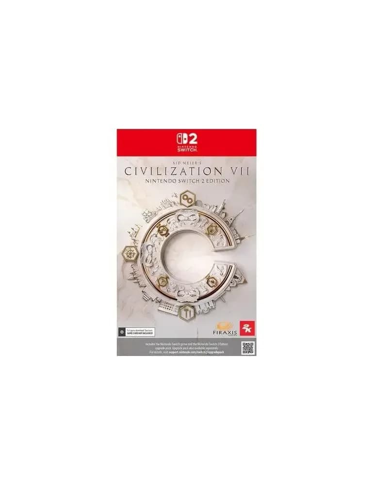 Jeu Nintendo Switch 2 Civilization VII, stratégie multijoueur en ligne et solo, textes en français